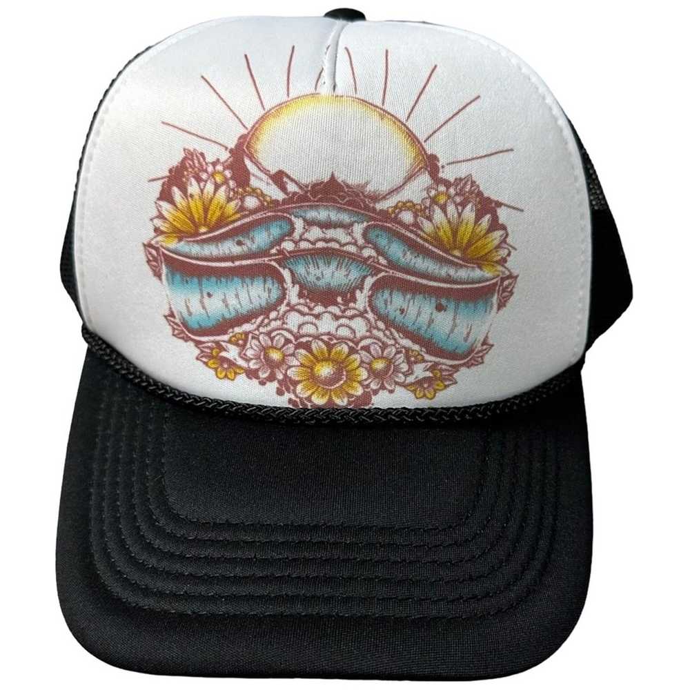 O’Neill Trucker Hat Festival Lotus Sun Black Whit… - image 1