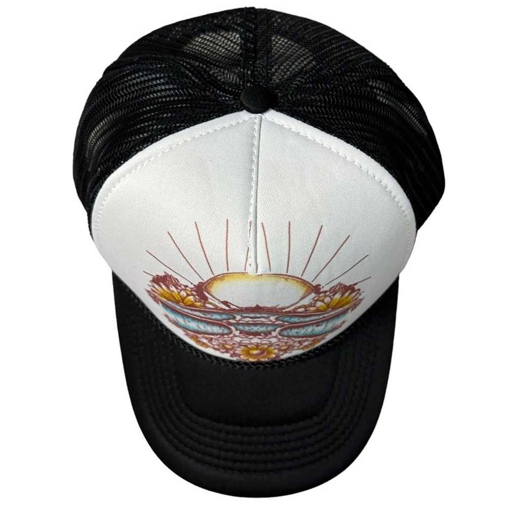 O’Neill Trucker Hat Festival Lotus Sun Black Whit… - image 3