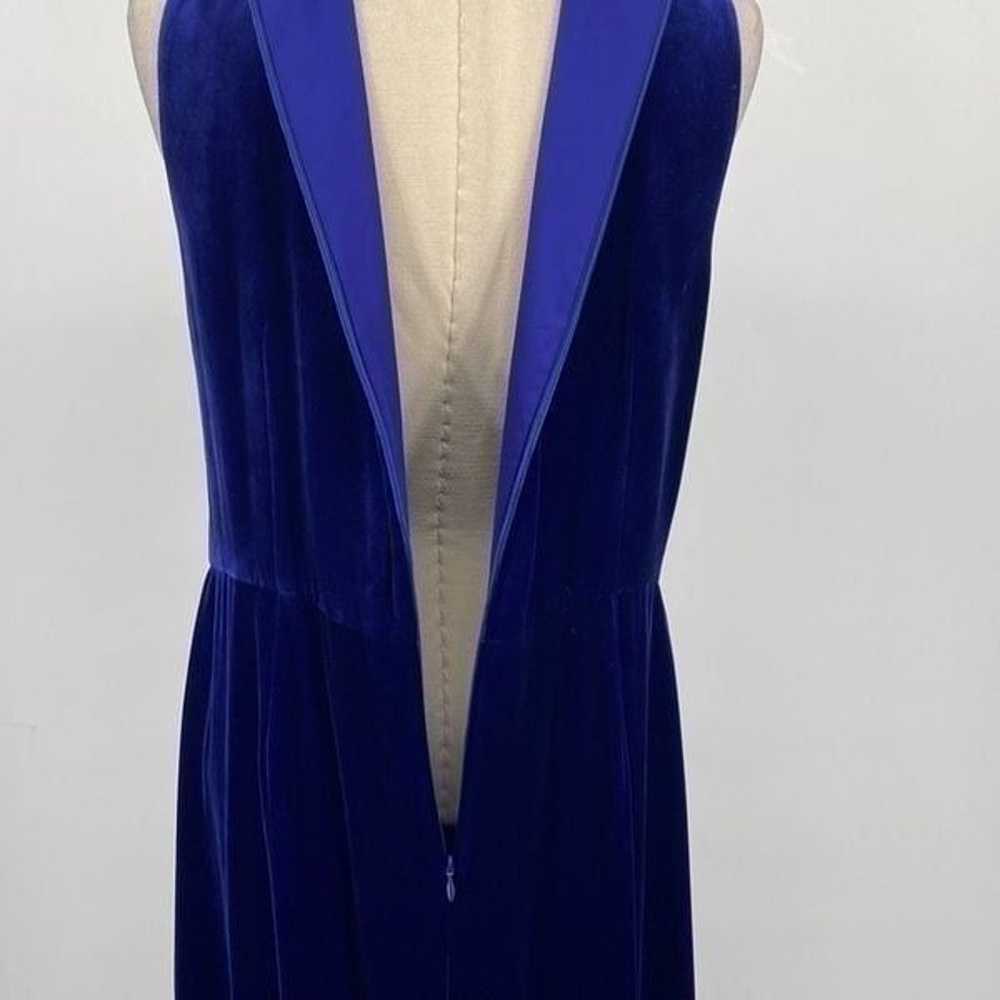 St John Knotted Neckline Velvet Halter Neck Full … - image 7