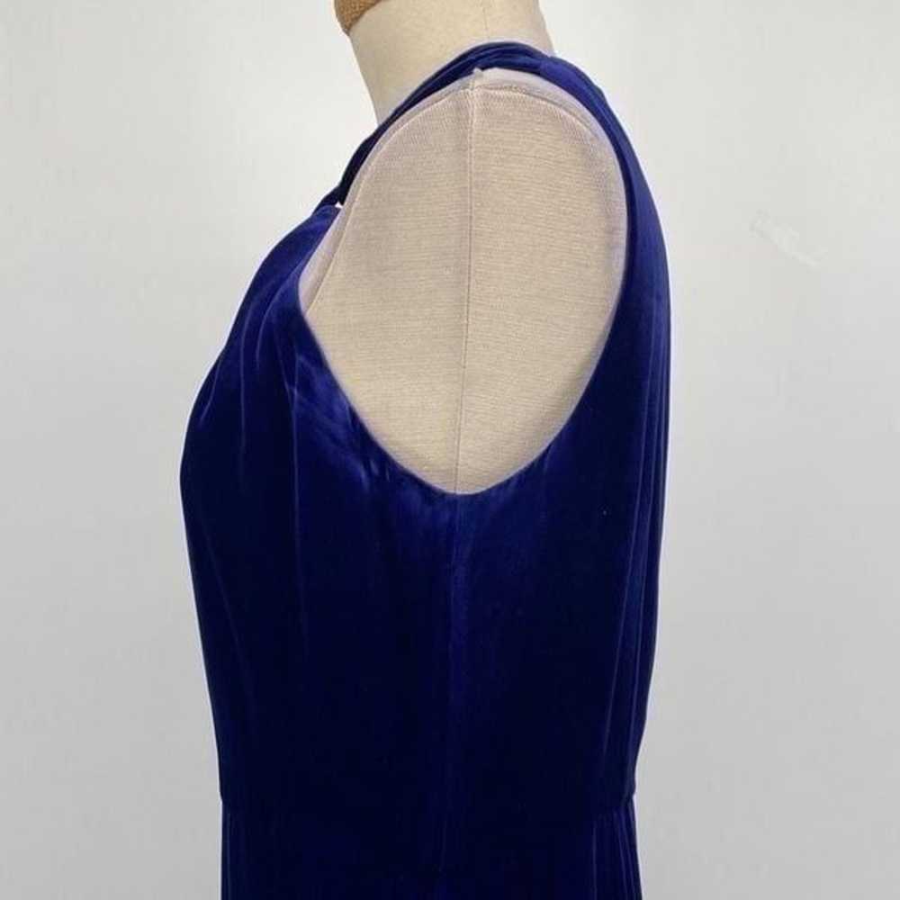 St John Knotted Neckline Velvet Halter Neck Full … - image 9