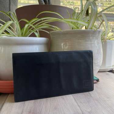 Dunhill Black Leather Bifold Long Wallet