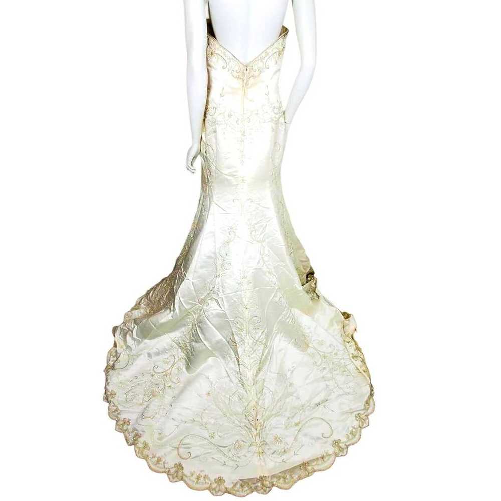 Casablanca NWOT Bridal Imperial Beaded Strapless … - image 6