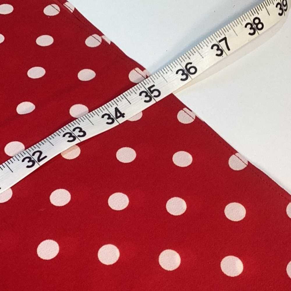 Nygard Collections Red White Polka Dot Vintage Sc… - image 11