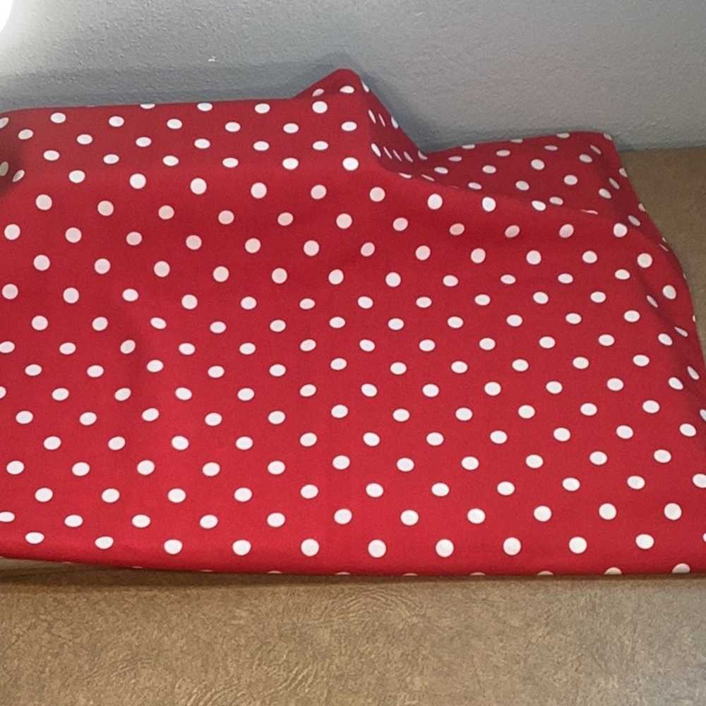 Nygard Collections Red White Polka Dot Vintage Sc… - image 1