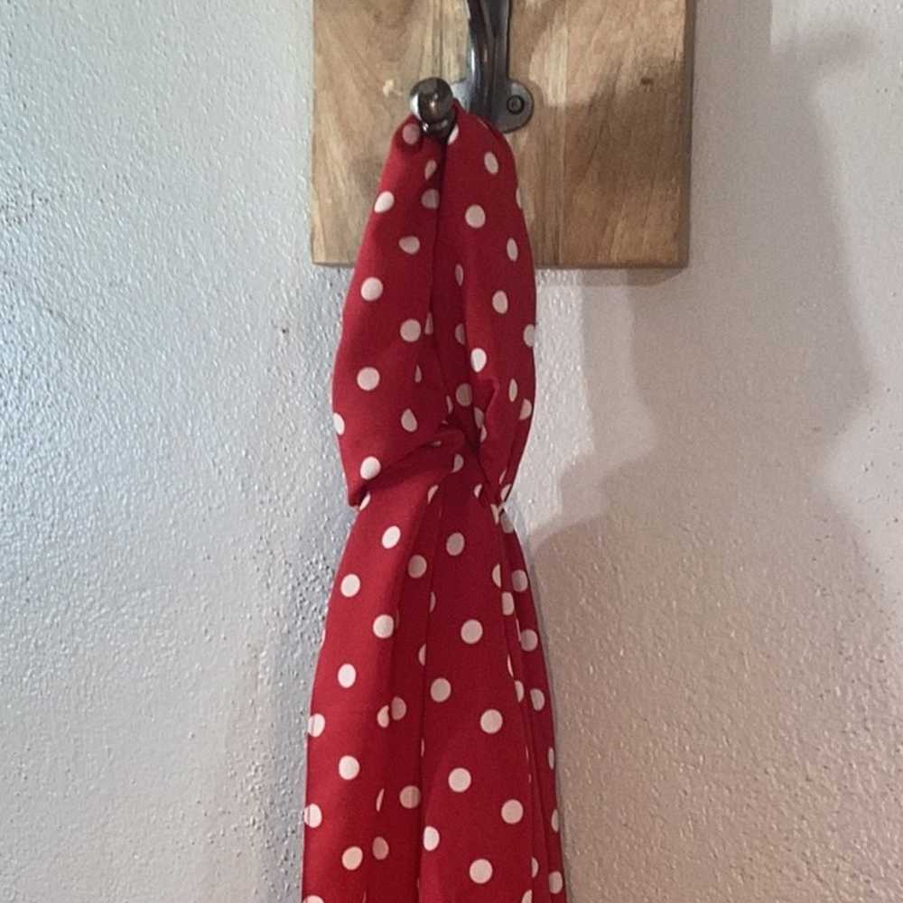 Nygard Collections Red White Polka Dot Vintage Sc… - image 8