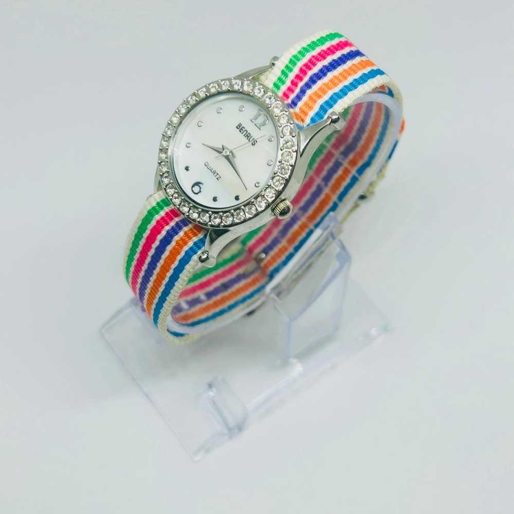 Benrus Vintage Ladies Watch On NATO Band - image 2