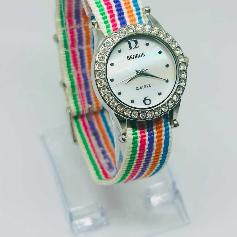 Benrus Vintage Ladies Watch On NATO Band - image 3