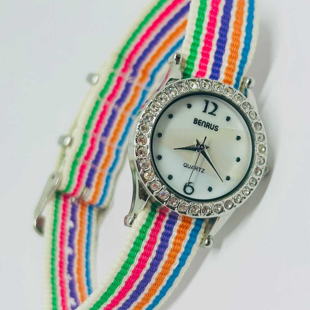 Benrus Vintage Ladies Watch On NATO Band - image 5