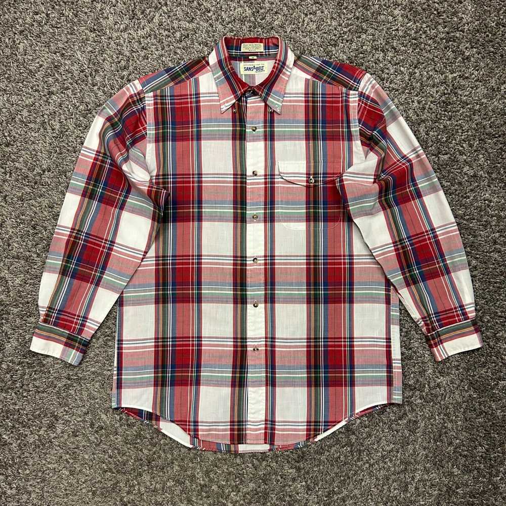 Flannel × Streetwear × Vintage Vintage 80s Shirt … - image 8