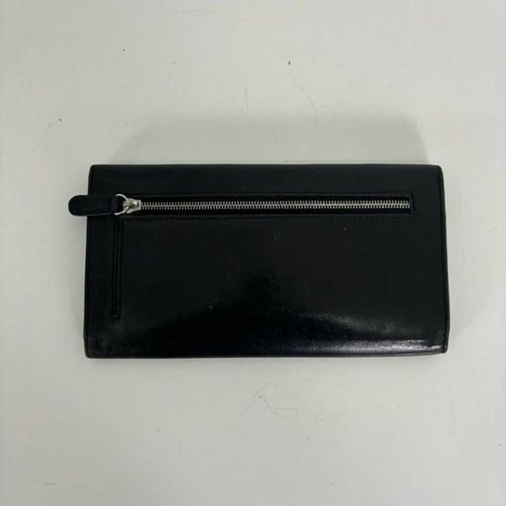 Coach Vintage Black Leather Large Wallet - image 2