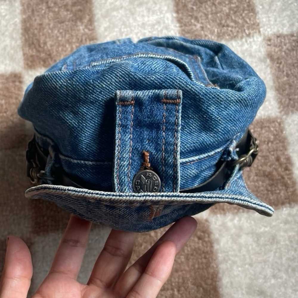 Vintage Denim Jeans Robo Cap Motorcycle Riding Bi… - image 6