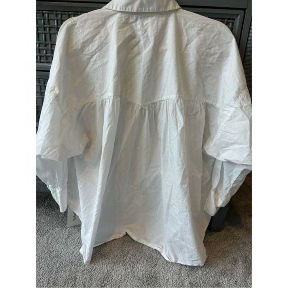 MIRTH KYOTO BLOUSE IN WHITE POPLIN, $200 - image 11