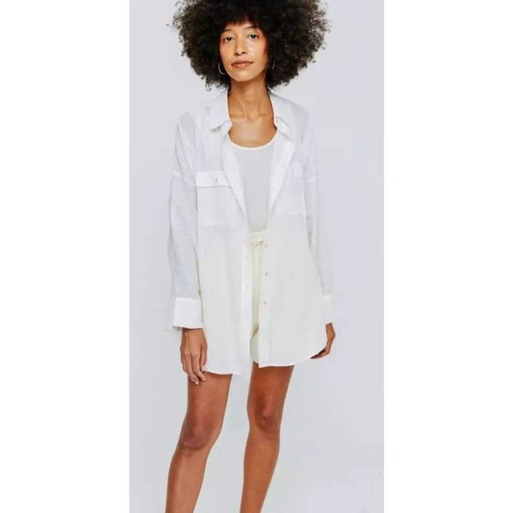 MIRTH KYOTO BLOUSE IN WHITE POPLIN, $200 - image 2