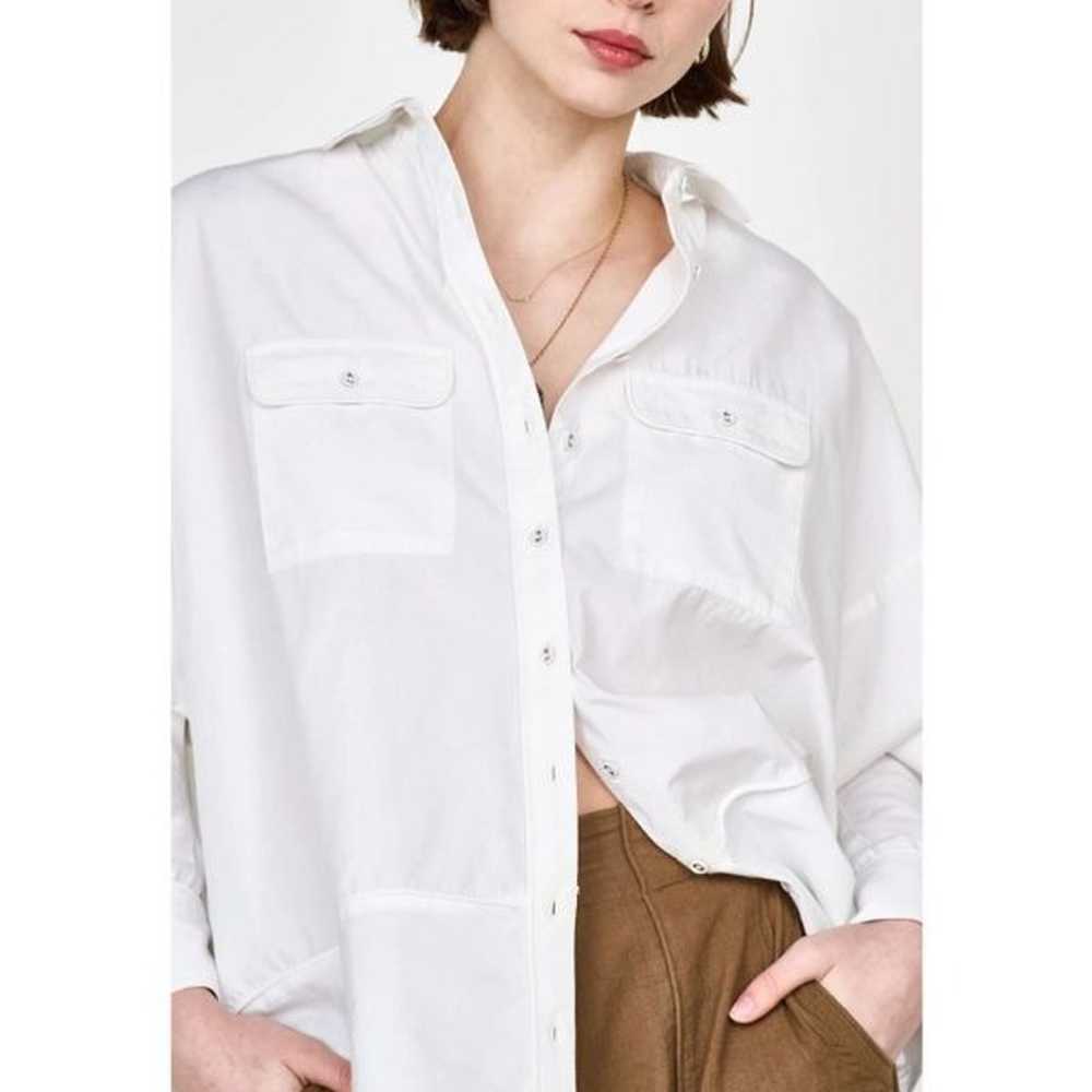 MIRTH KYOTO BLOUSE IN WHITE POPLIN, $200 - image 3