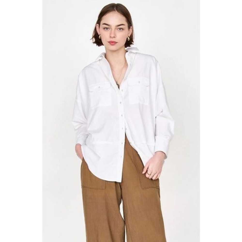 MIRTH KYOTO BLOUSE IN WHITE POPLIN, $200 - image 4