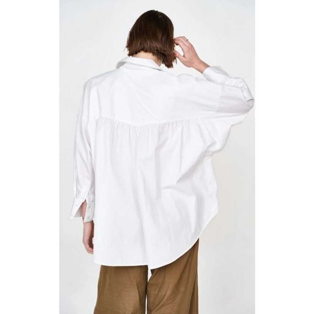 MIRTH KYOTO BLOUSE IN WHITE POPLIN, $200 - image 6