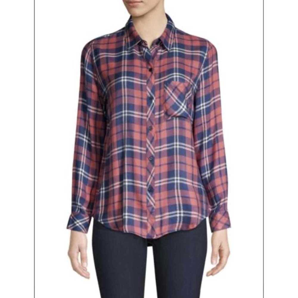 Rails Women’s Hunter Plaid Button-Down Shirt in R… - image 1