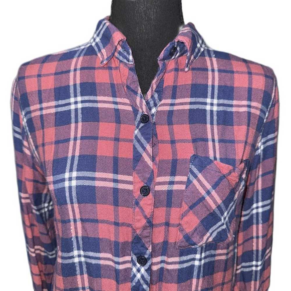 Rails Women’s Hunter Plaid Button-Down Shirt in R… - image 4