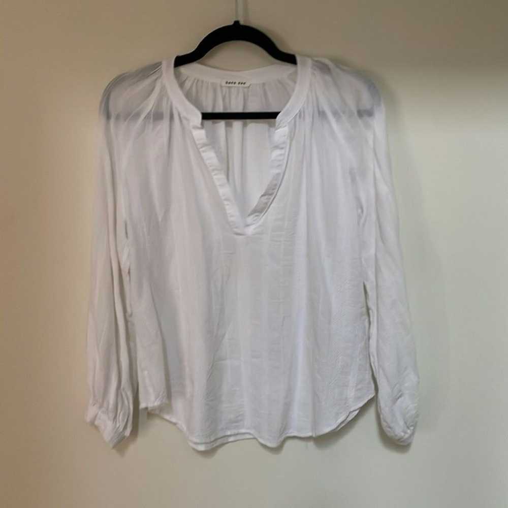 Hana San Blouse Top Bobu in Blanc Optique white t… - image 2