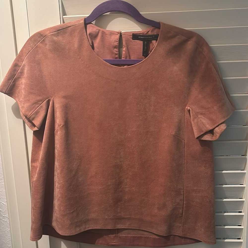 Faux suede top - image 1