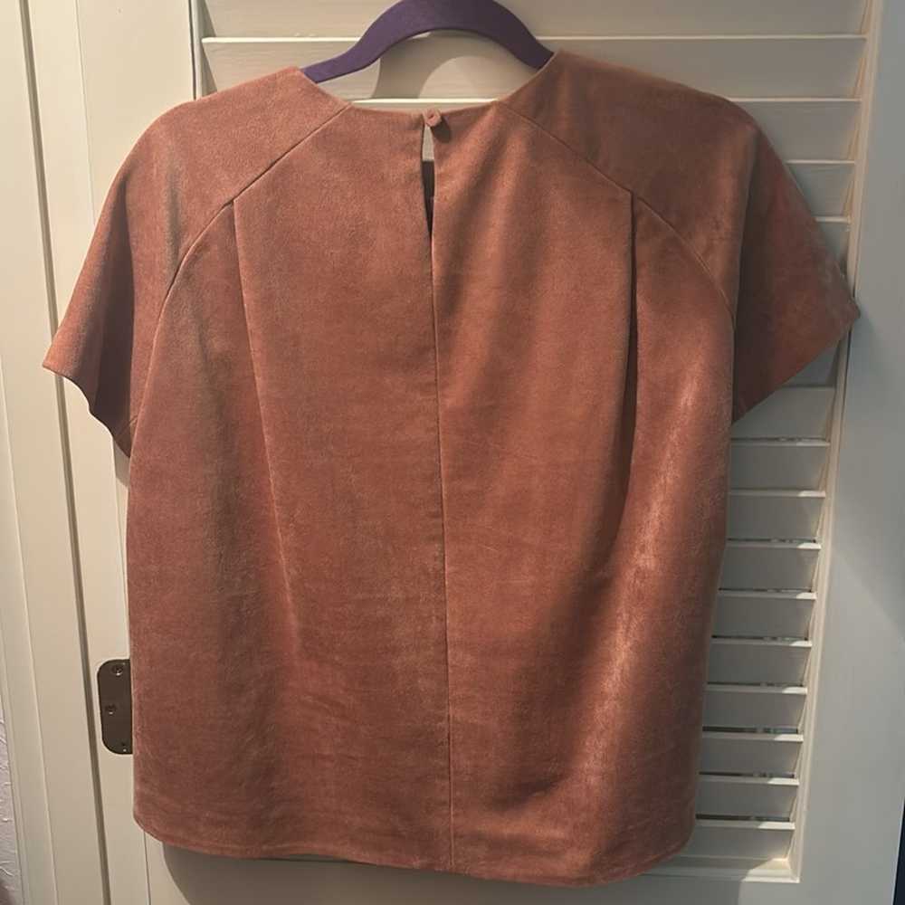 Faux suede top - image 3