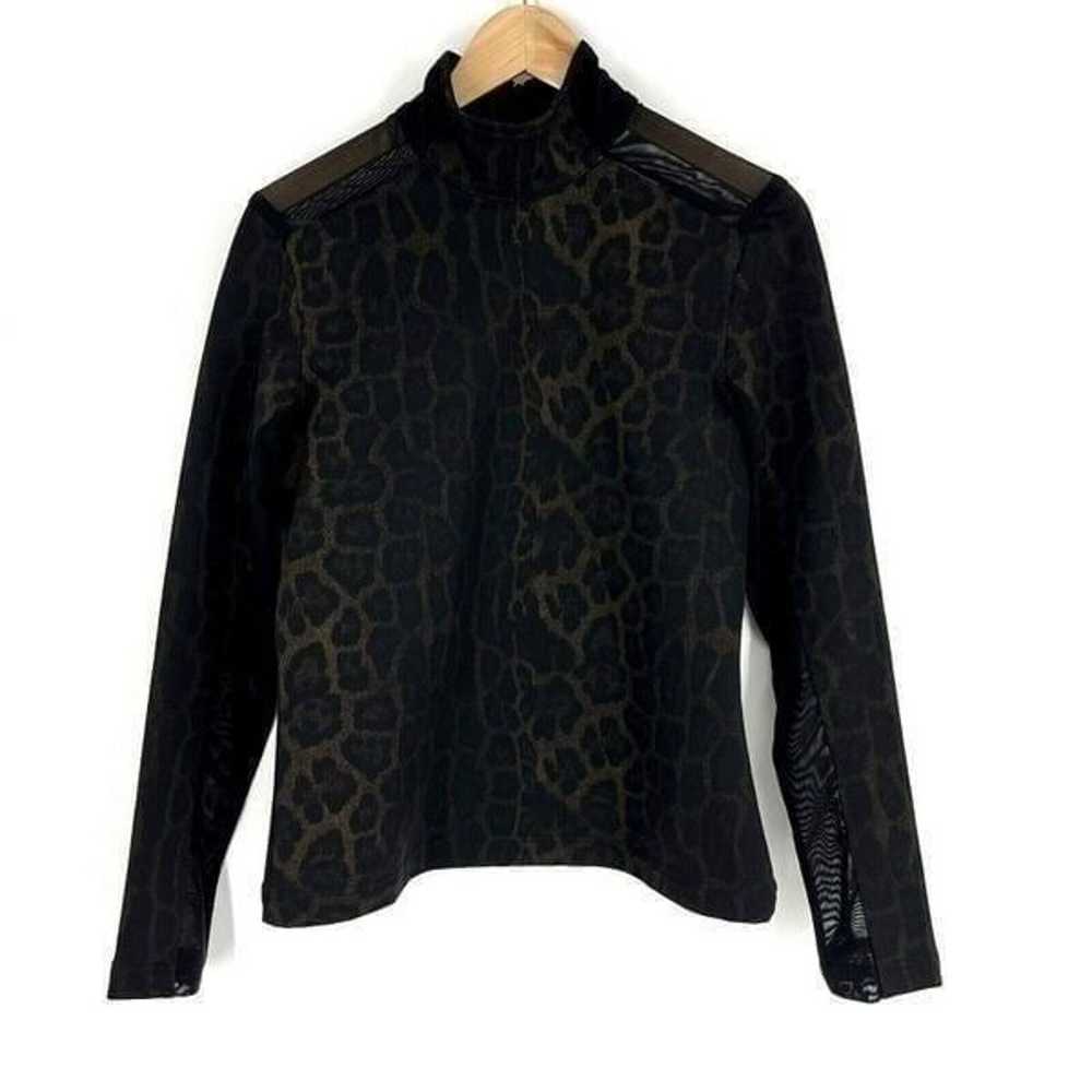 Anatomie Shirt Size Small Women Sivan Cheetah Pri… - image 1