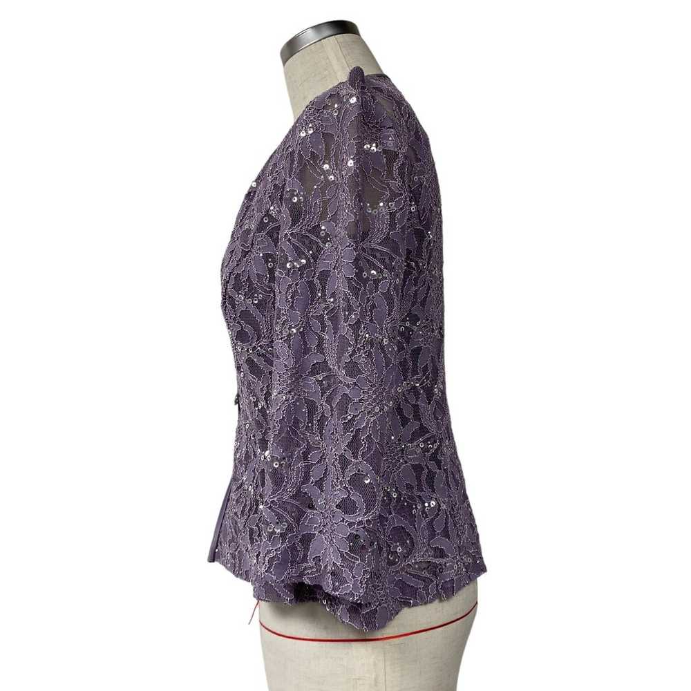 Alex Evenings Womens Size S Lavender Purple Lace … - image 3