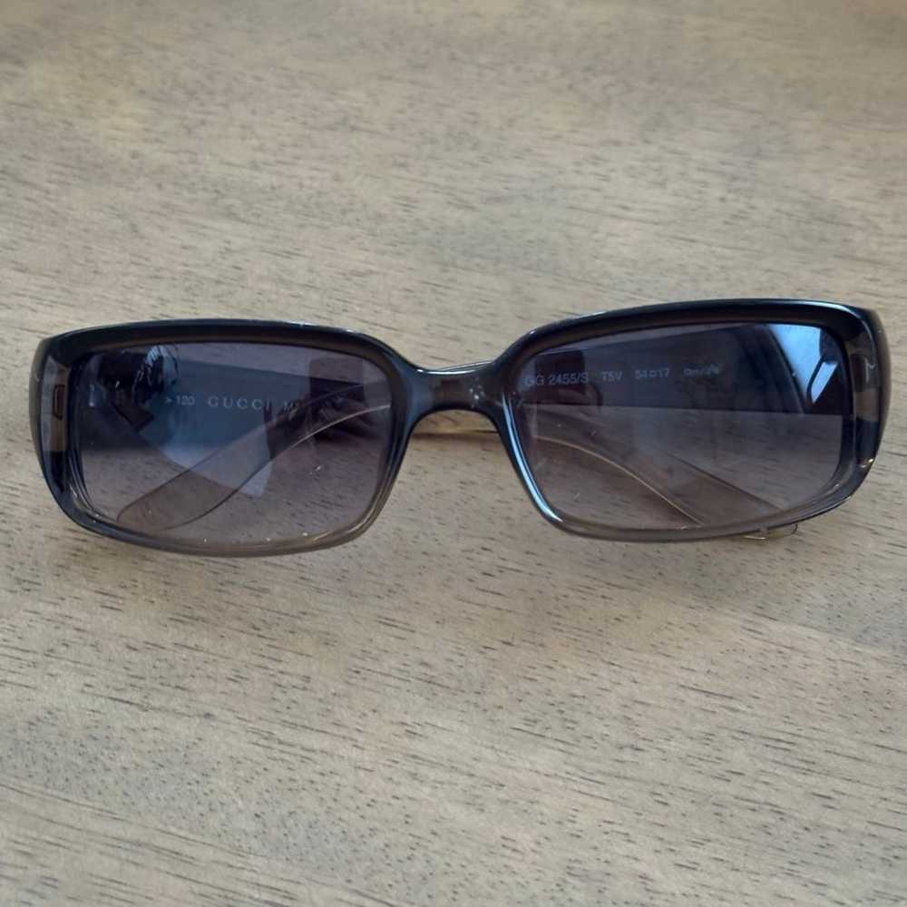 Gucci Rectangular Framed Sunglasses 2455/S-Vintage - image 1