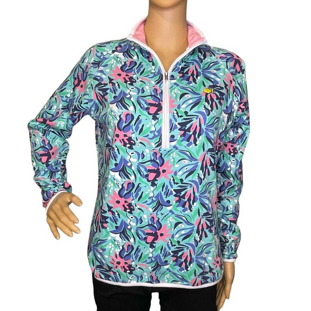 Magnolia Lane Collection Quarter Zip Long Sleeve … - image 1