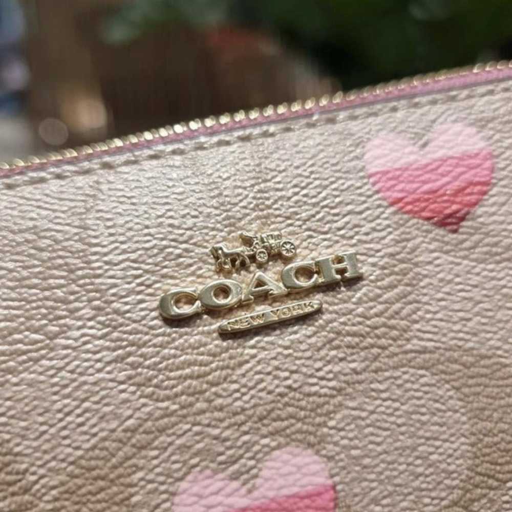 Coach Leather clutch bag - image 8