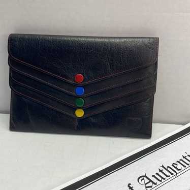 Authentic vintage CHRISTIAN DIOR multi snap black… - image 1