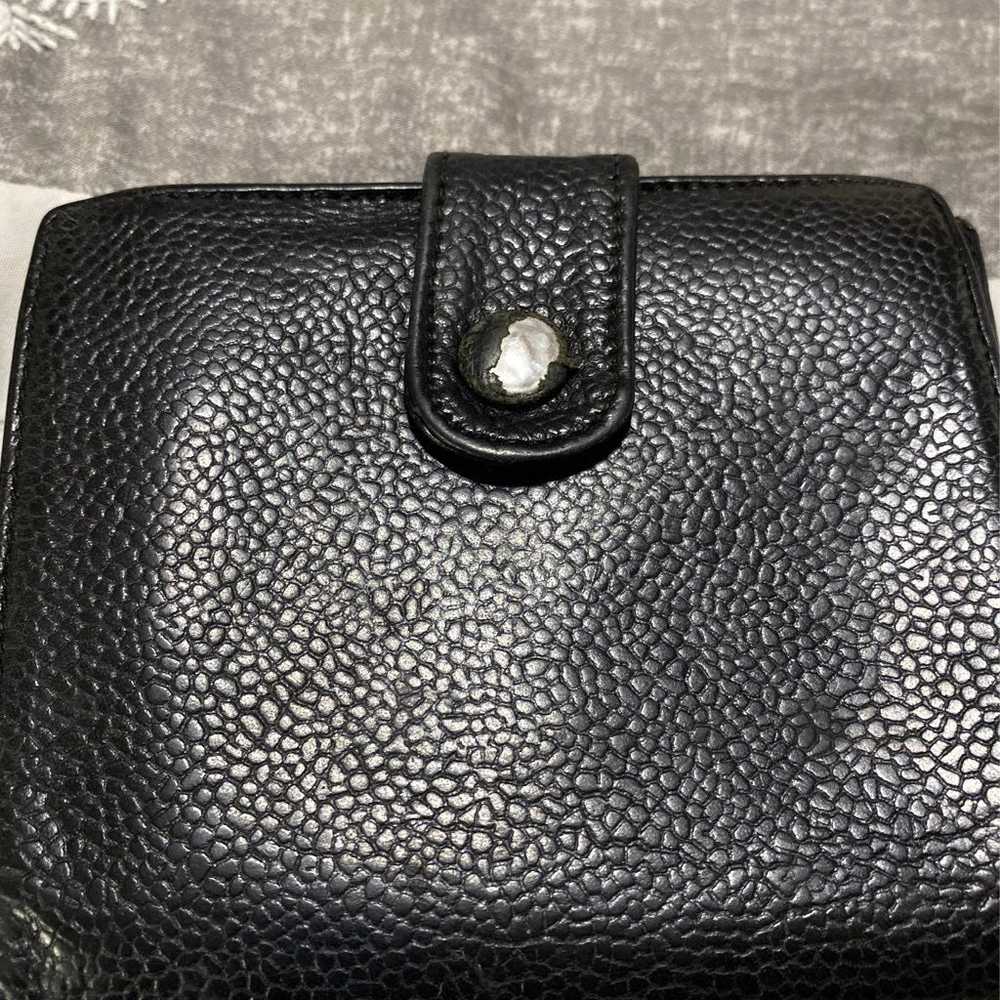 Chanel Caviar Leather Black Wallet - image 2