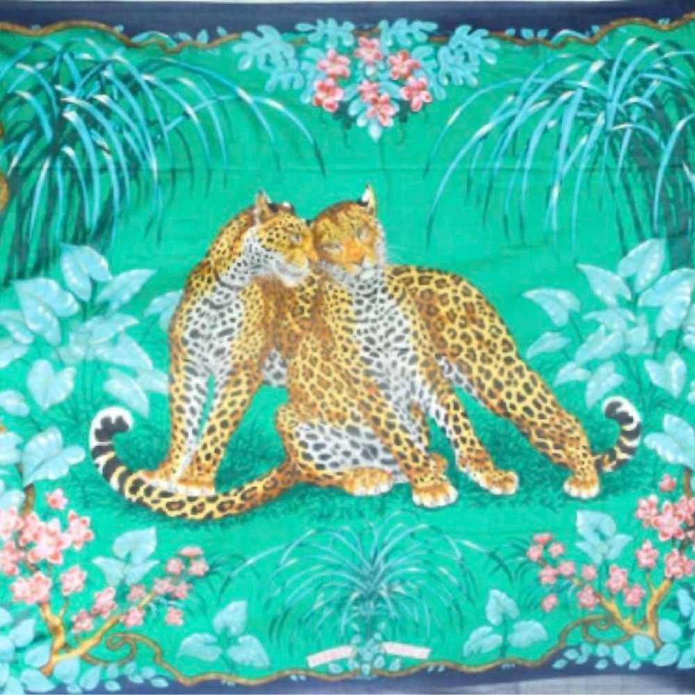 Excellent condition Hermes Jungle Love Leopard Pa… - image 3