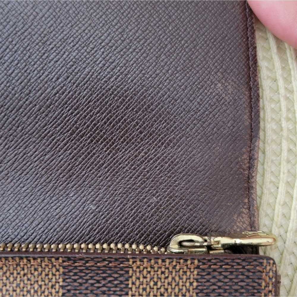 LV Louis Vuitton Damier Ebene Long Sarah Wallet o… - image 7