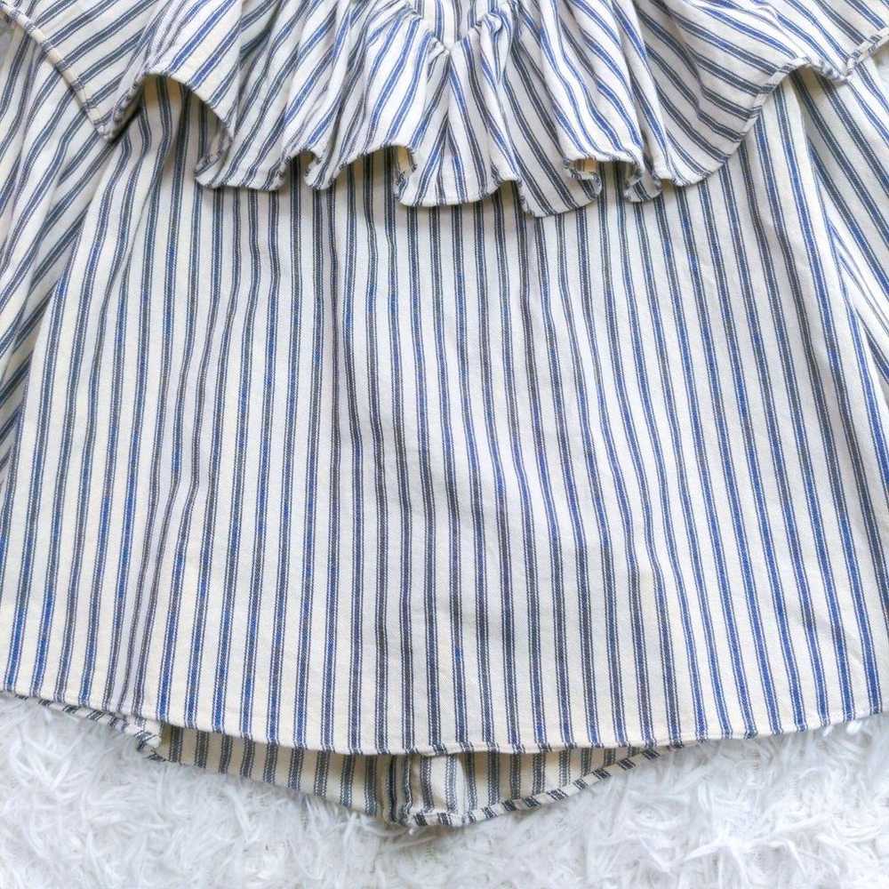 【Beautiful Condition】ALEXA CHUNG Frill Stripe Blo… - image 3