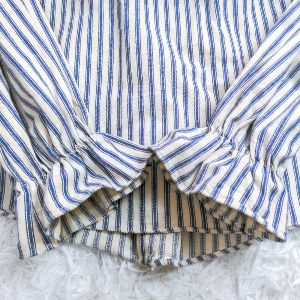 【Beautiful Condition】ALEXA CHUNG Frill Stripe Blo… - image 4