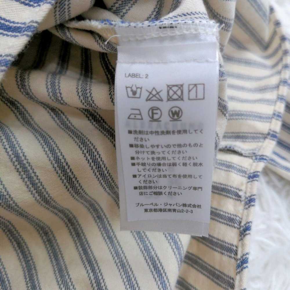 【Beautiful Condition】ALEXA CHUNG Frill Stripe Blo… - image 9