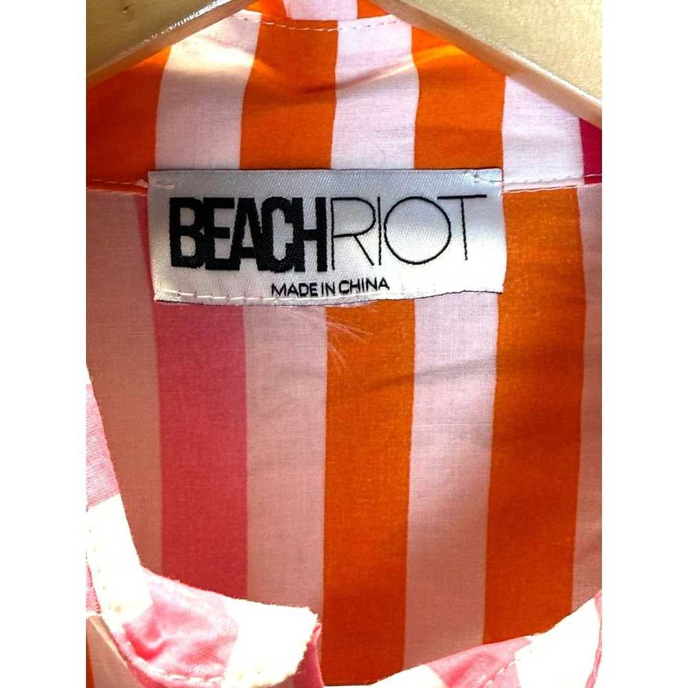 Beach Riot Women's size Medium Sunset Stripes But… - image 7