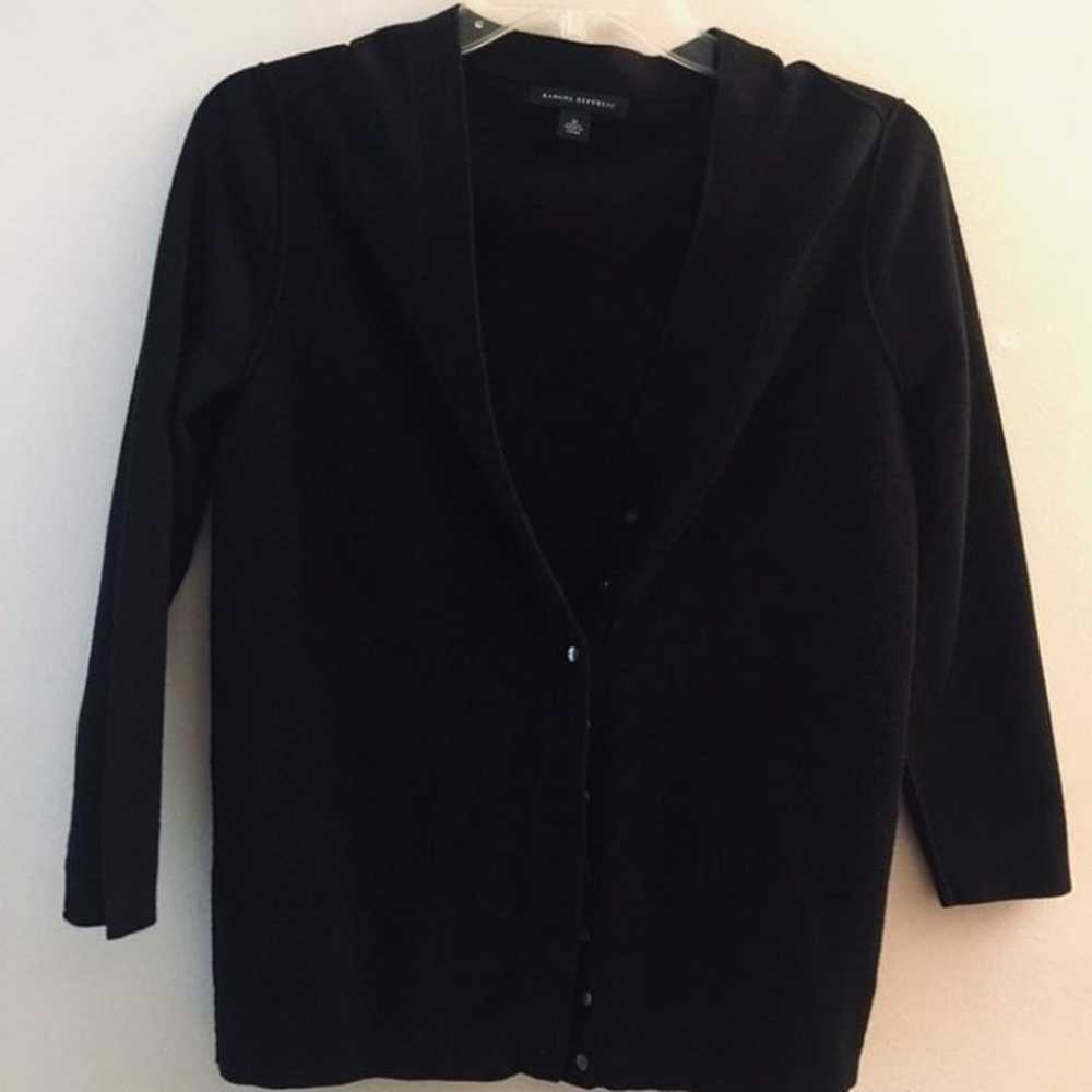 Banana Republic Women's Black Cardigan Size Medium - image 7