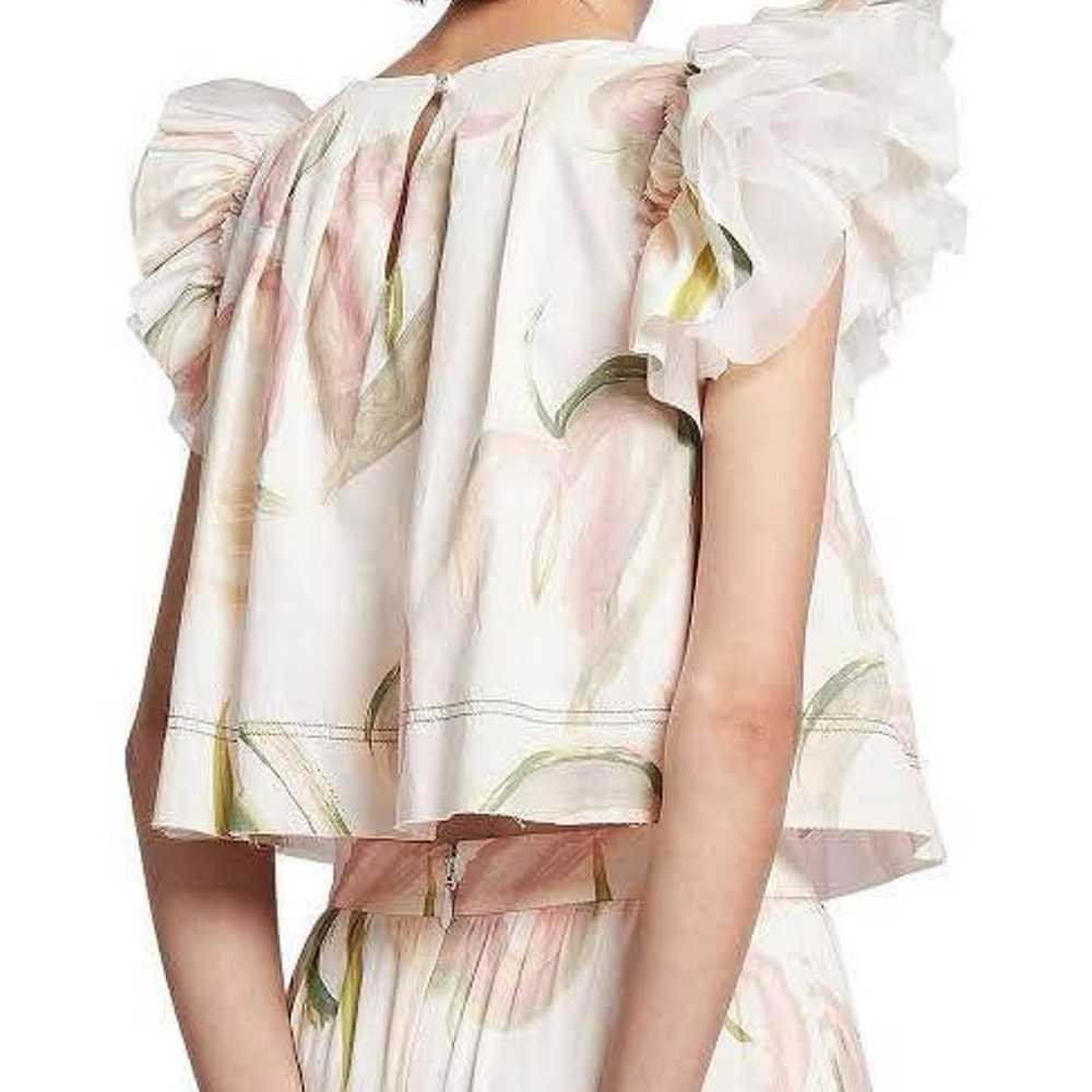 Aje Floral Frill Sleeve Top - image 5