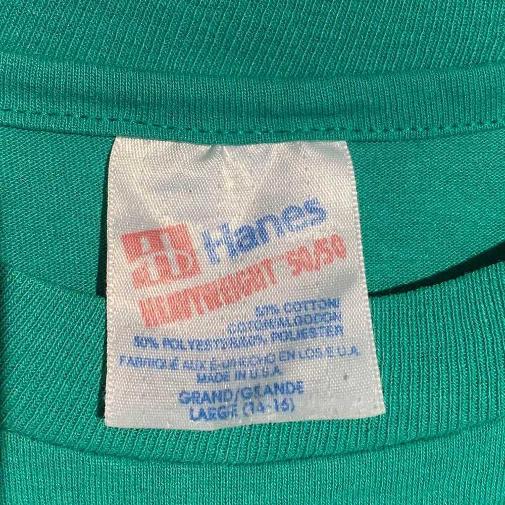 90's Hanes 50/50 Made in USA Bee T-shirt Single S… - image 5