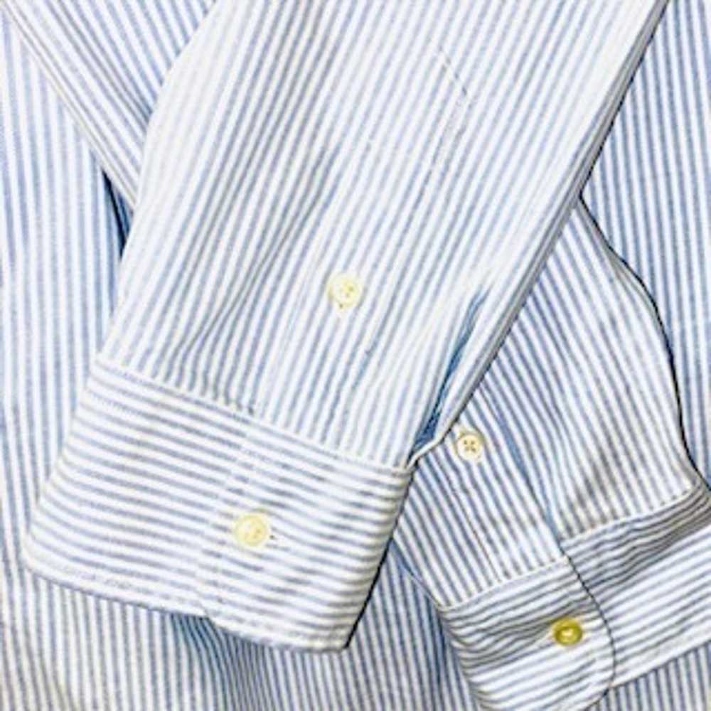 POLO RALPH LAUREN Striped Oxford Shirt Blue - image 10