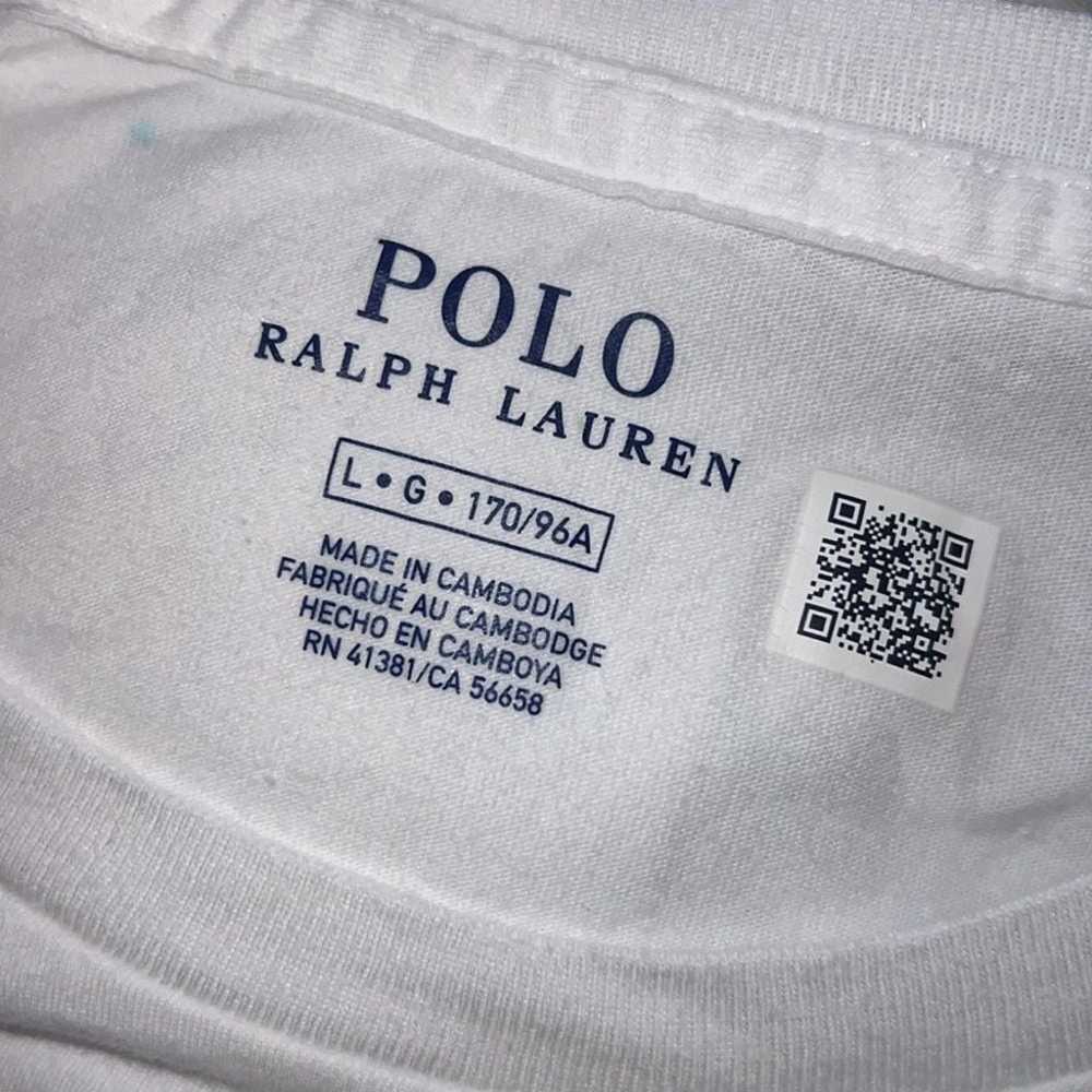 Polo Ralph Lauren Polo Bear Crewneck Tee Paint Sp… - image 10