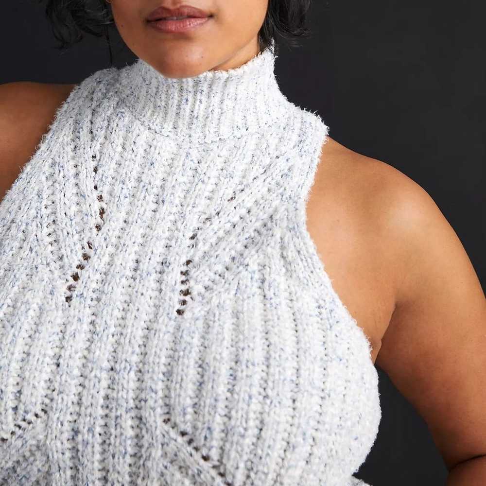 Anthropologie Ribbed Knit Sweater Tank - image 1