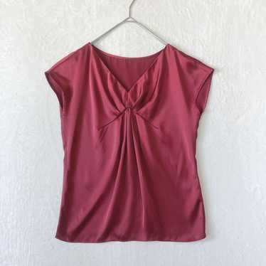 ◇162 Pinky and Dianne [36] Satin V-Neck Sleeveless