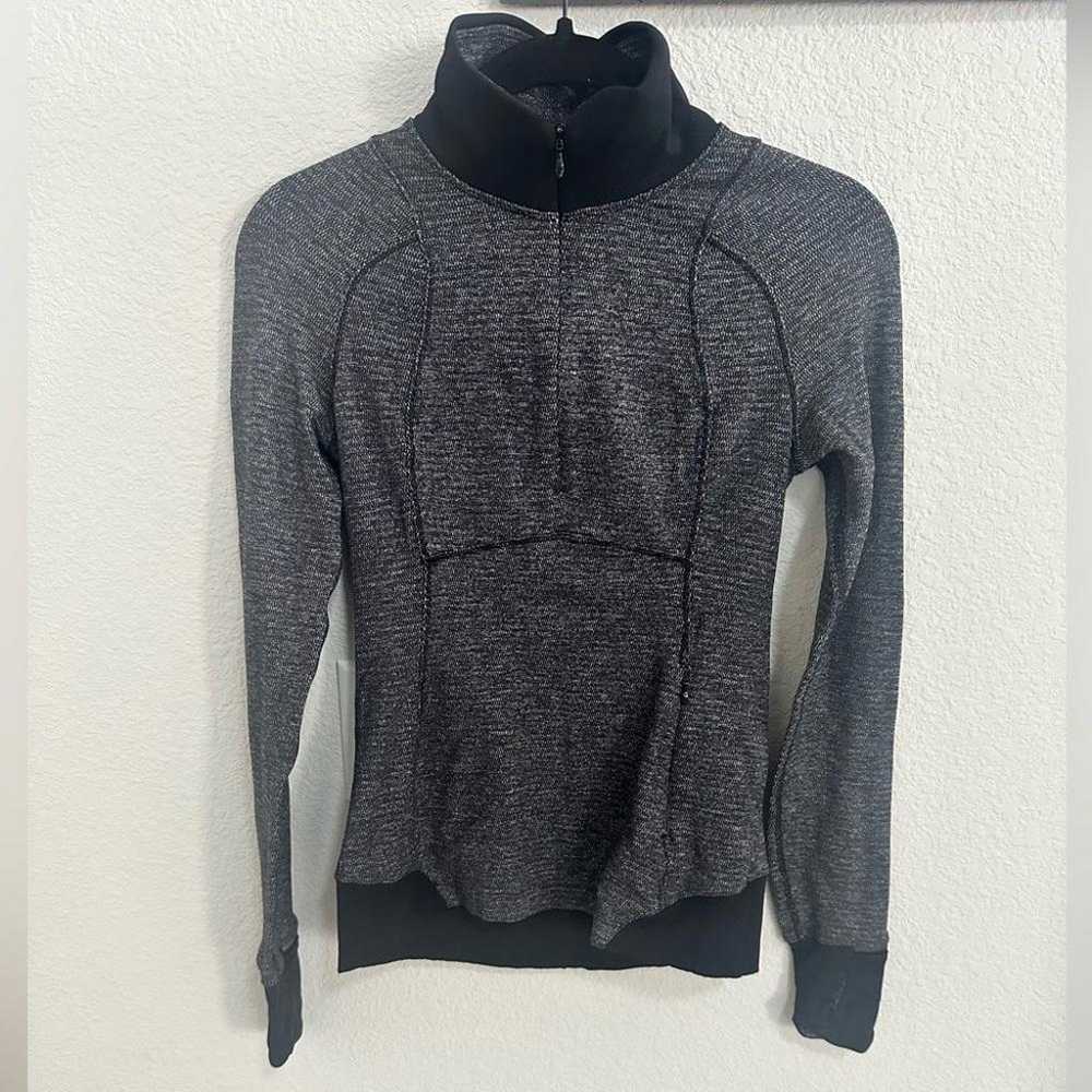 Lululemon Runderful 1/2 Zip Pullover Size 4 Mini … - image 4