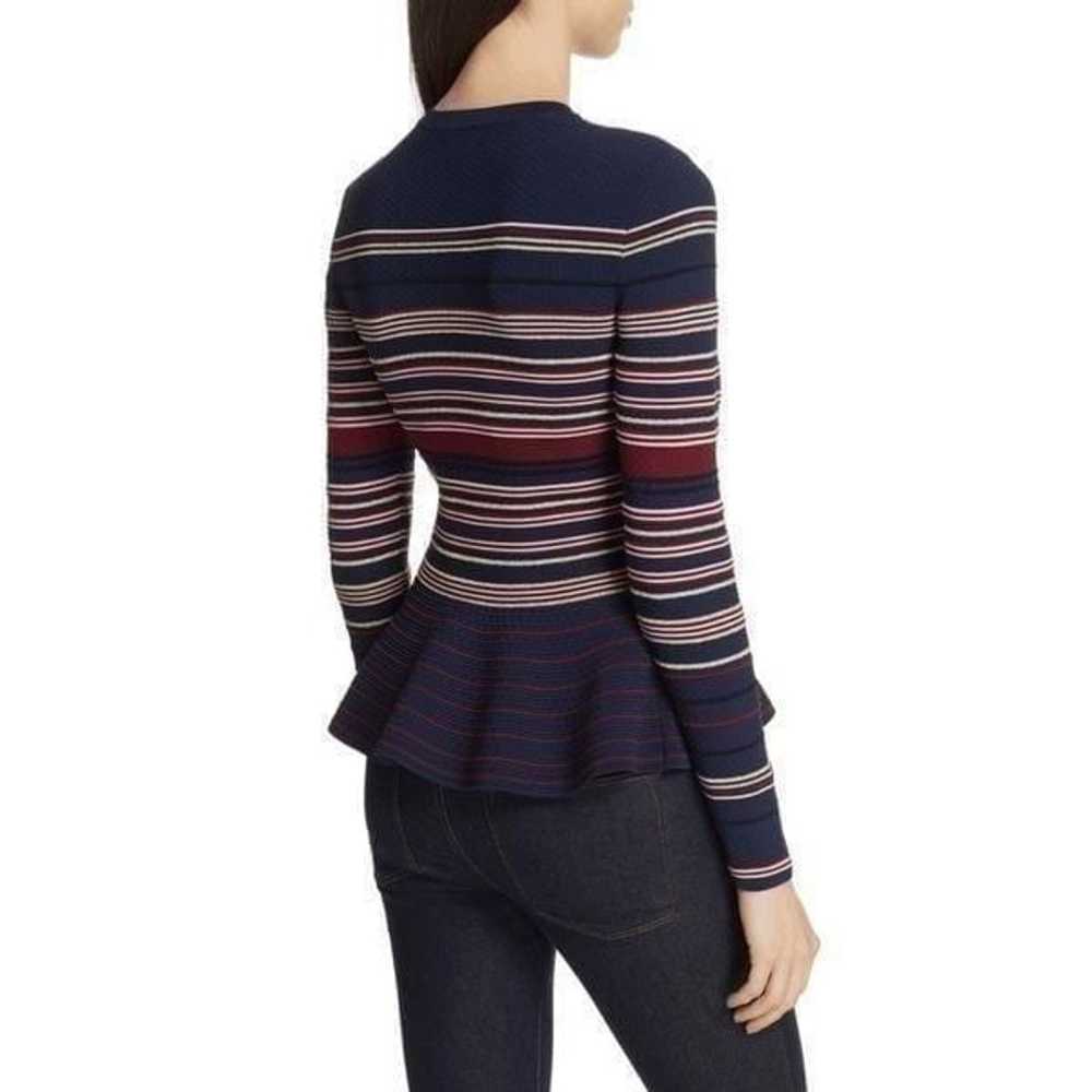 Ted Baker Women's Blue Striped Leytina Peplum Top… - image 5