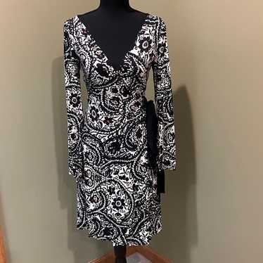 DVF Diane vonFurstenberg Abrigo Bolero Printed Wra