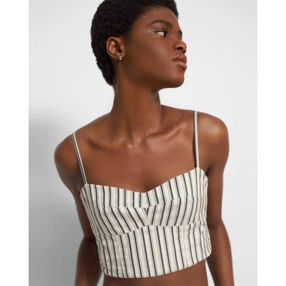 Theory bustier stripe top - image 1