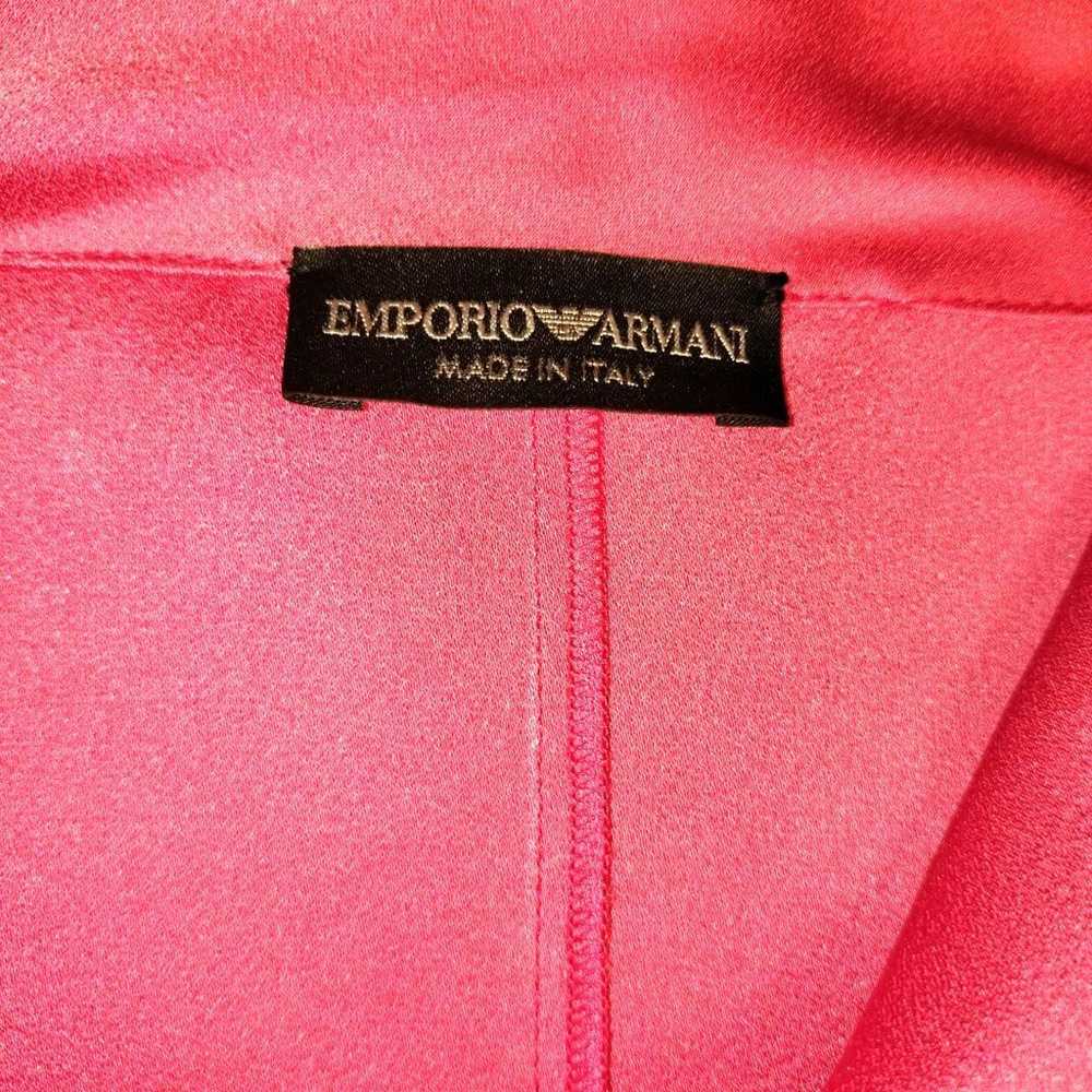 【EMPORIO ARMANI】Satin shirt blouse - image 4